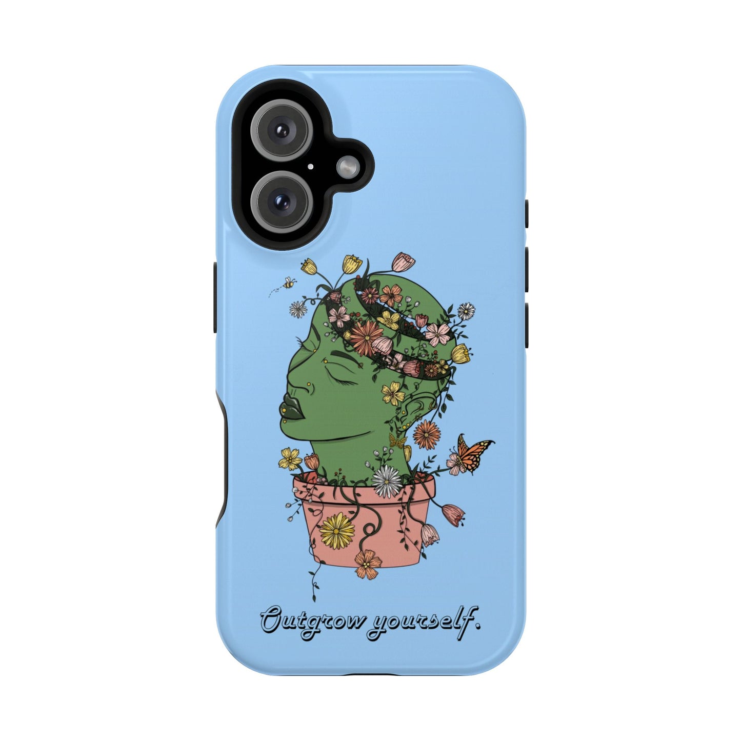 Outgrow Yourself Phone Case- Impact-Resistant