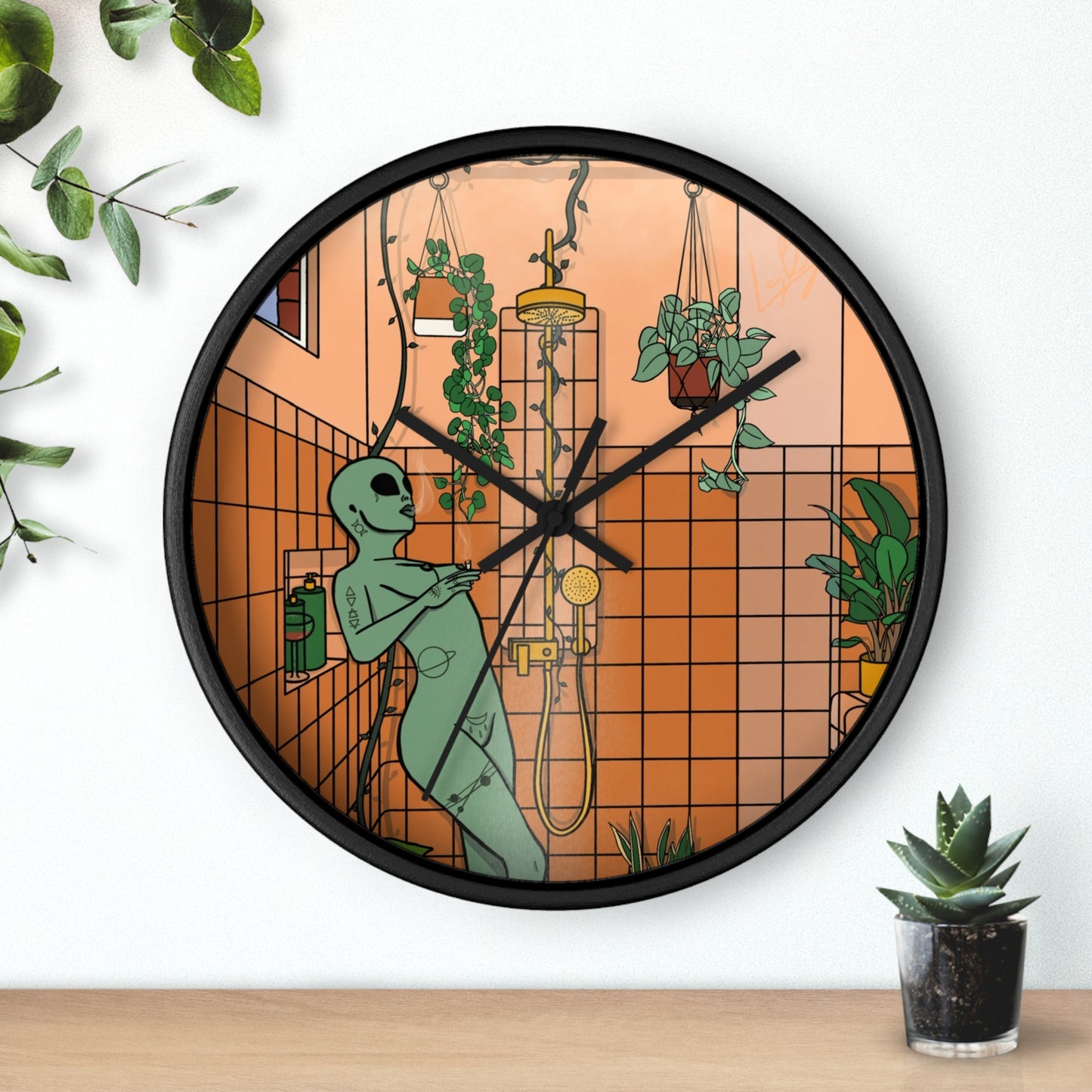 Thinking Space Wall Clock