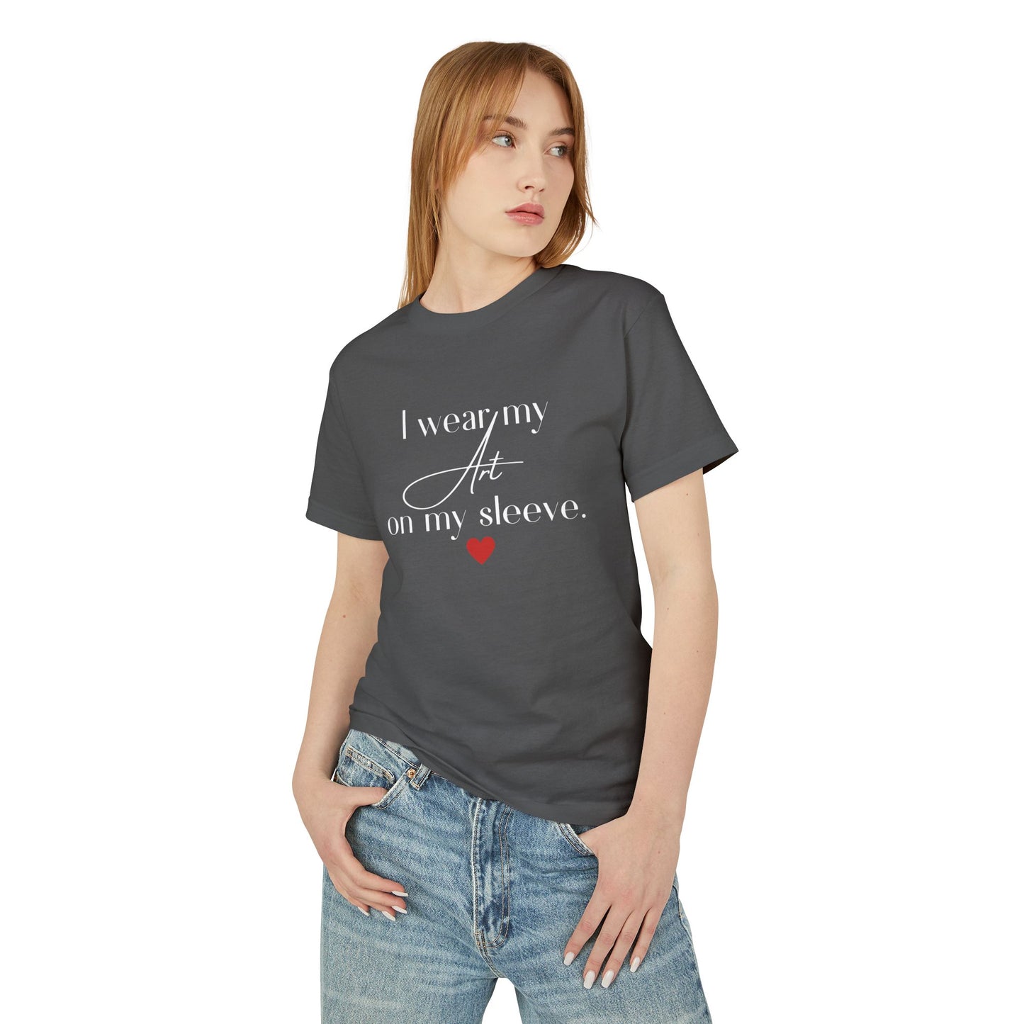 Art On My Sleeve Unisex Garment-Dyed Heavyweight Cotton Tee