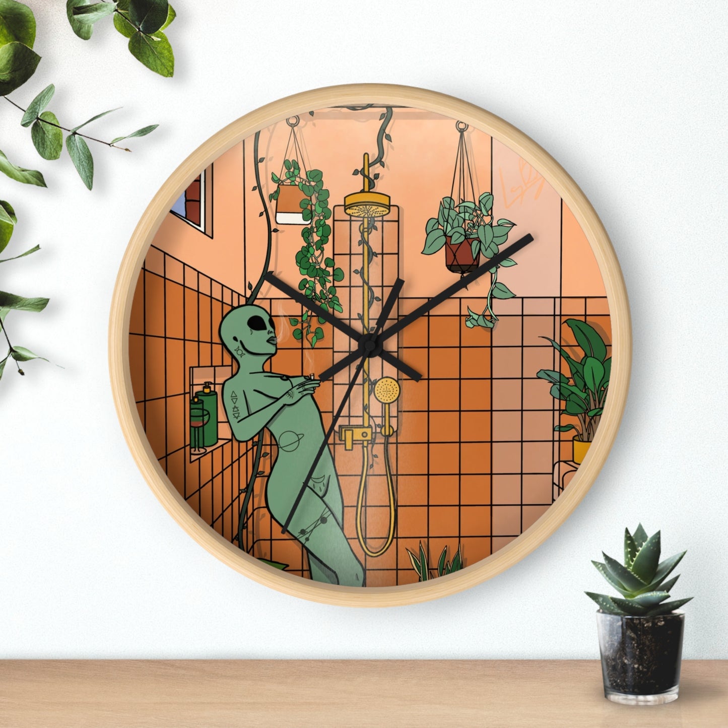 Thinking Space Wall Clock