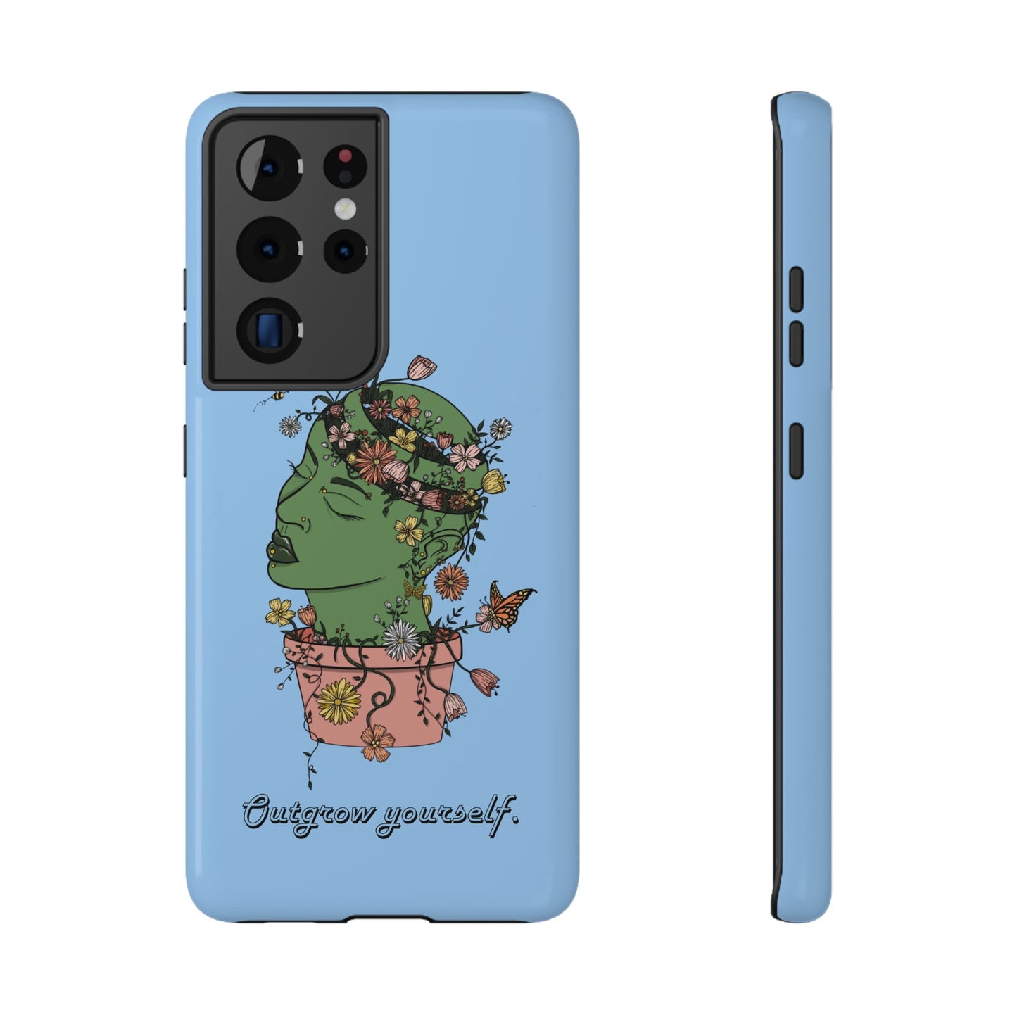 Outgrow Yourself Phone Case- Impact-Resistant