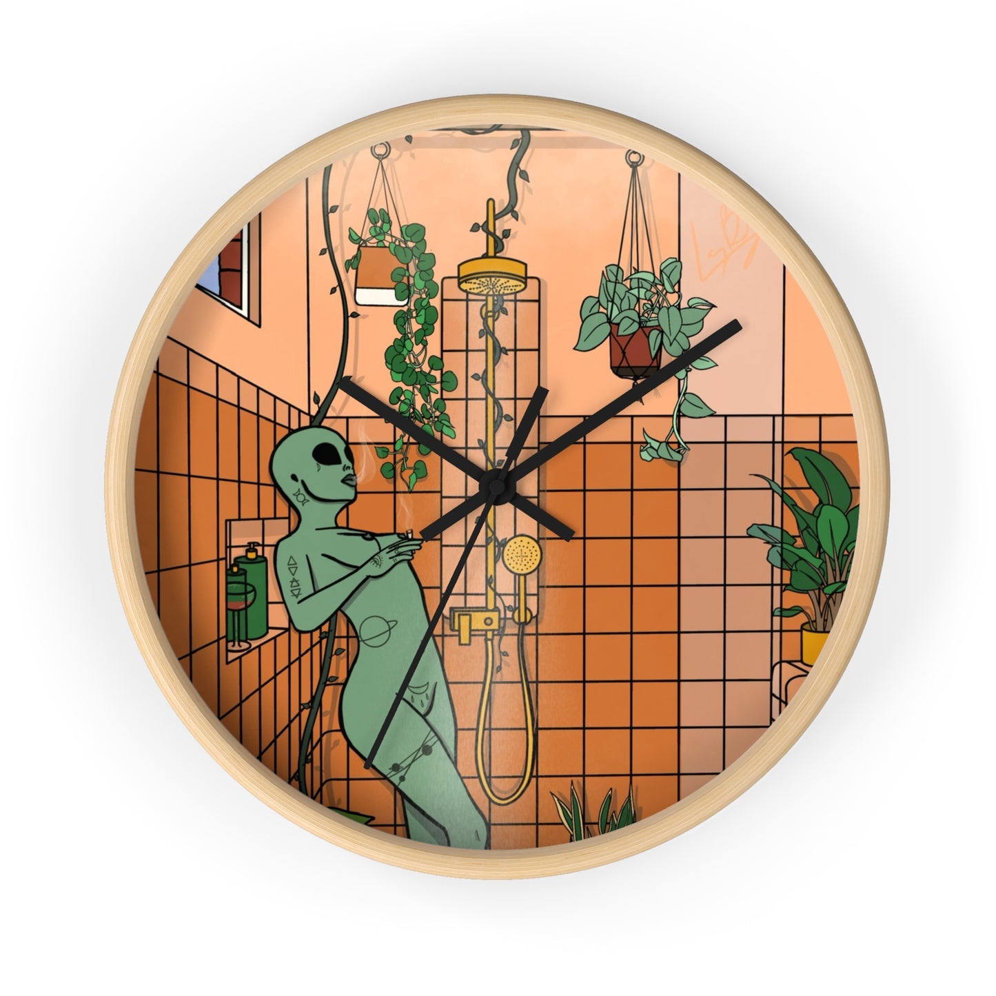 Thinking Space Wall Clock