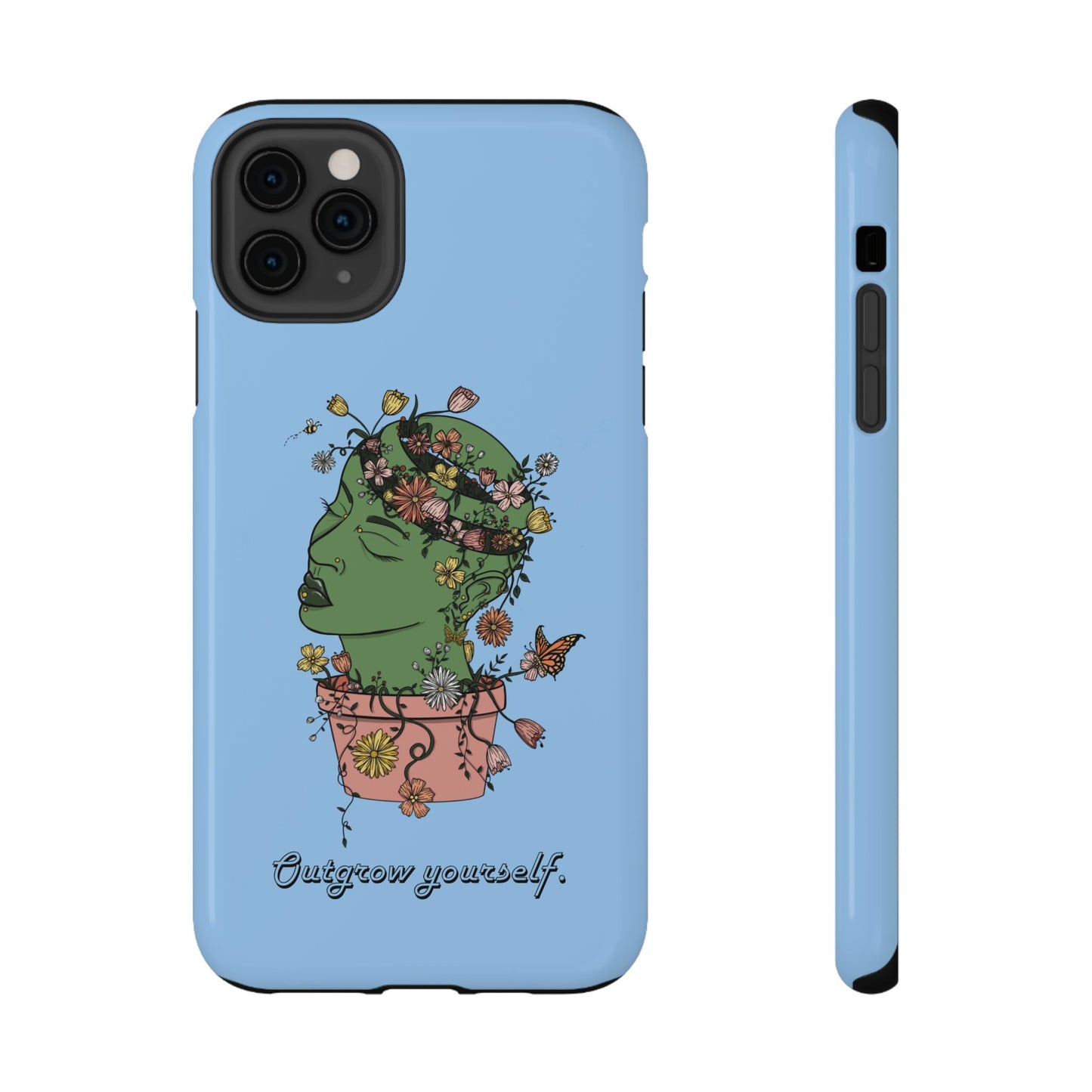 Outgrow Yourself Phone Case- Impact-Resistant