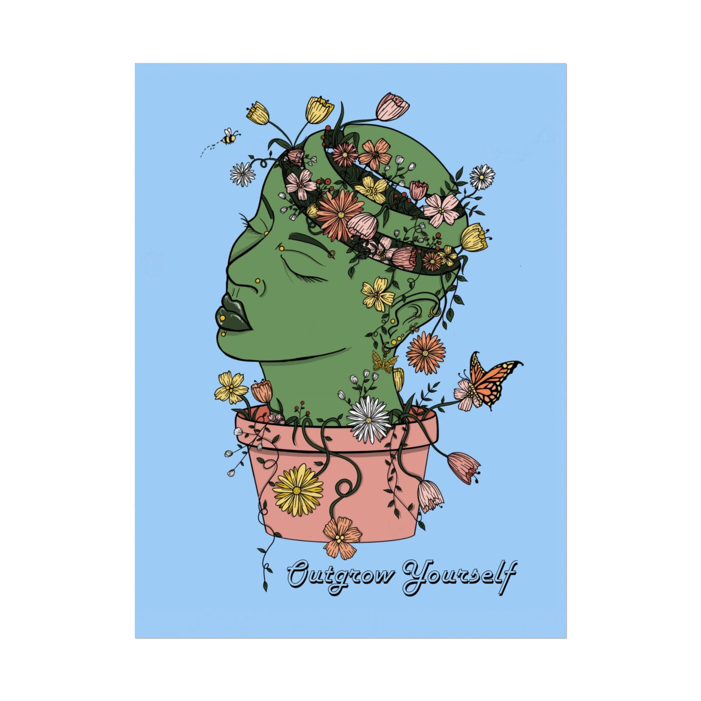 “Outgrow Yourself” Motivational Poster