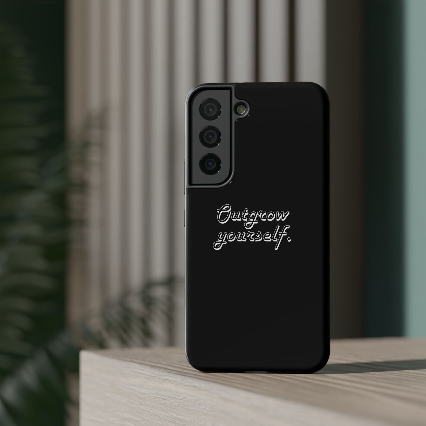Outgrow Yourself Phone Case- Impact-Resistant