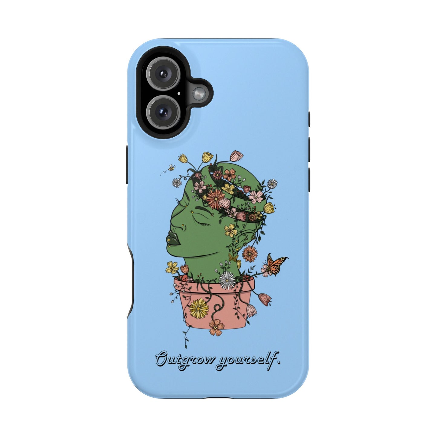 Outgrow Yourself Phone Case- Impact-Resistant