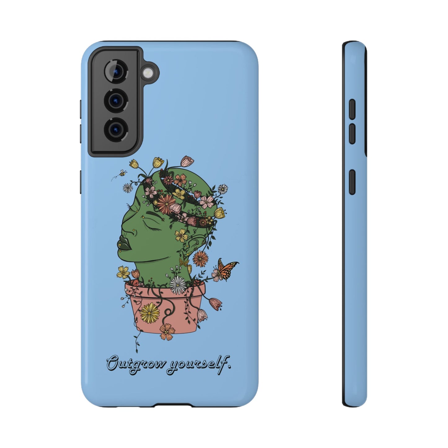 Outgrow Yourself Phone Case- Impact-Resistant