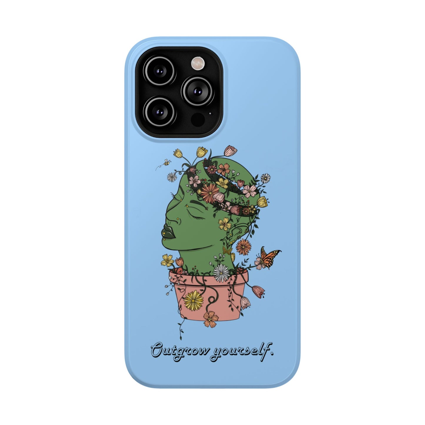 Outgrow Yourself Phone Case- Impact-Resistant