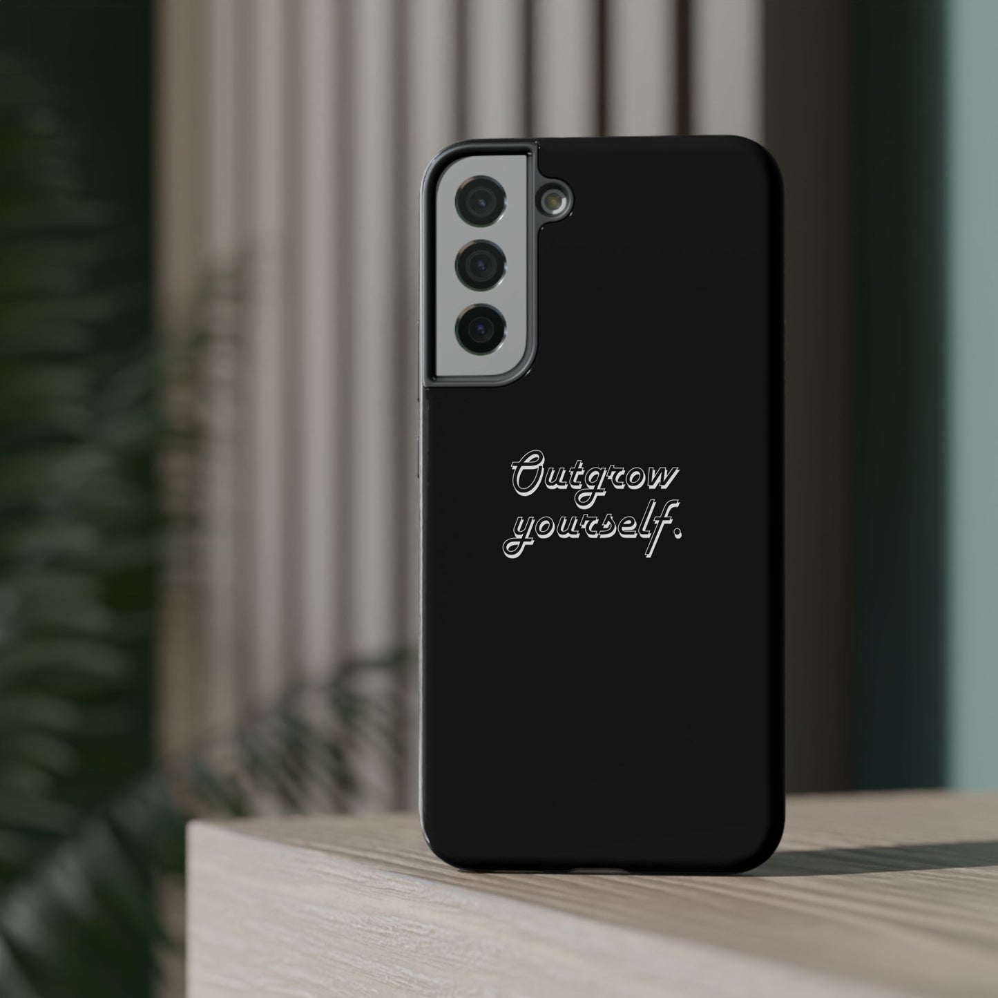 Outgrow Yourself Phone Case- Impact-Resistant