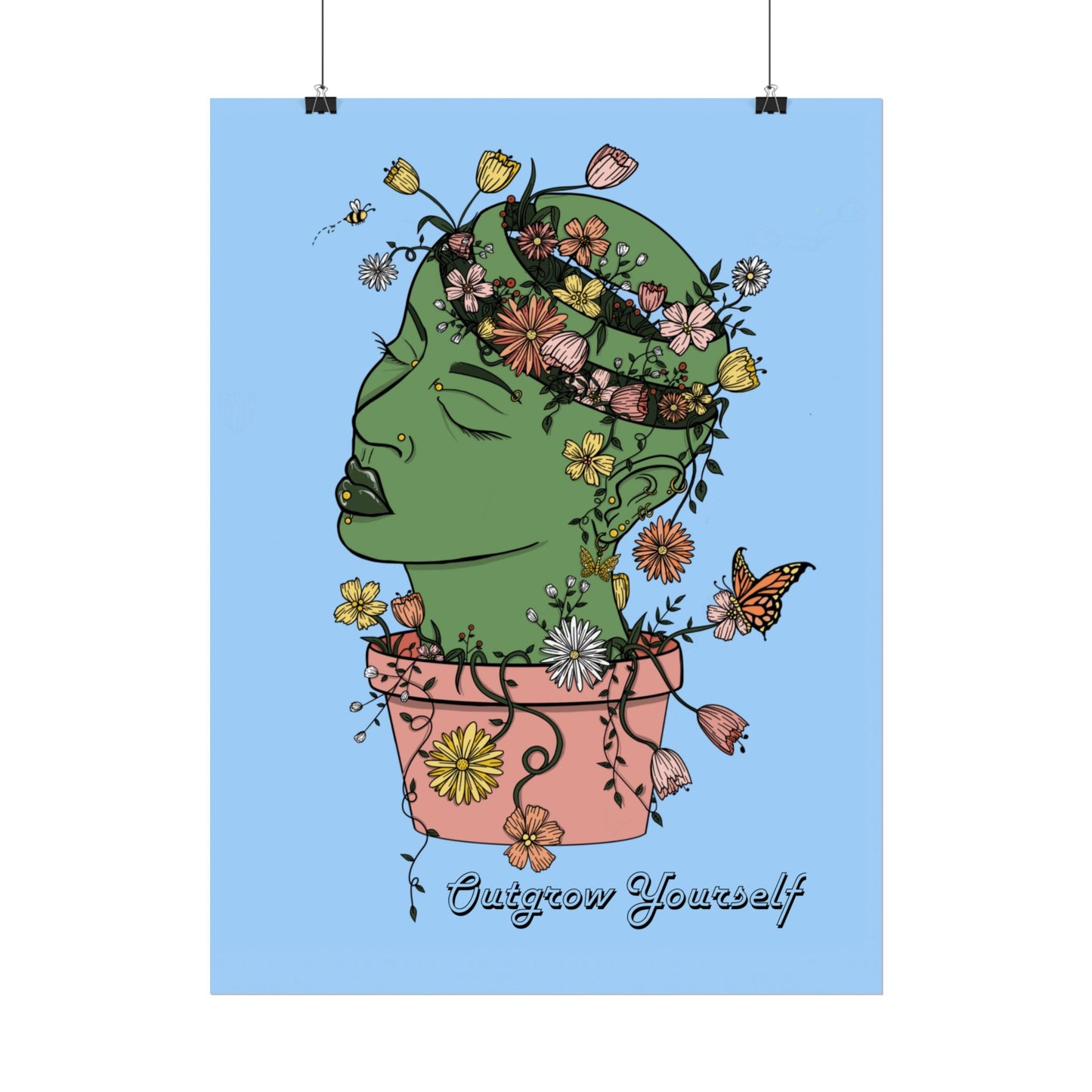 “Outgrow Yourself” Motivational Poster