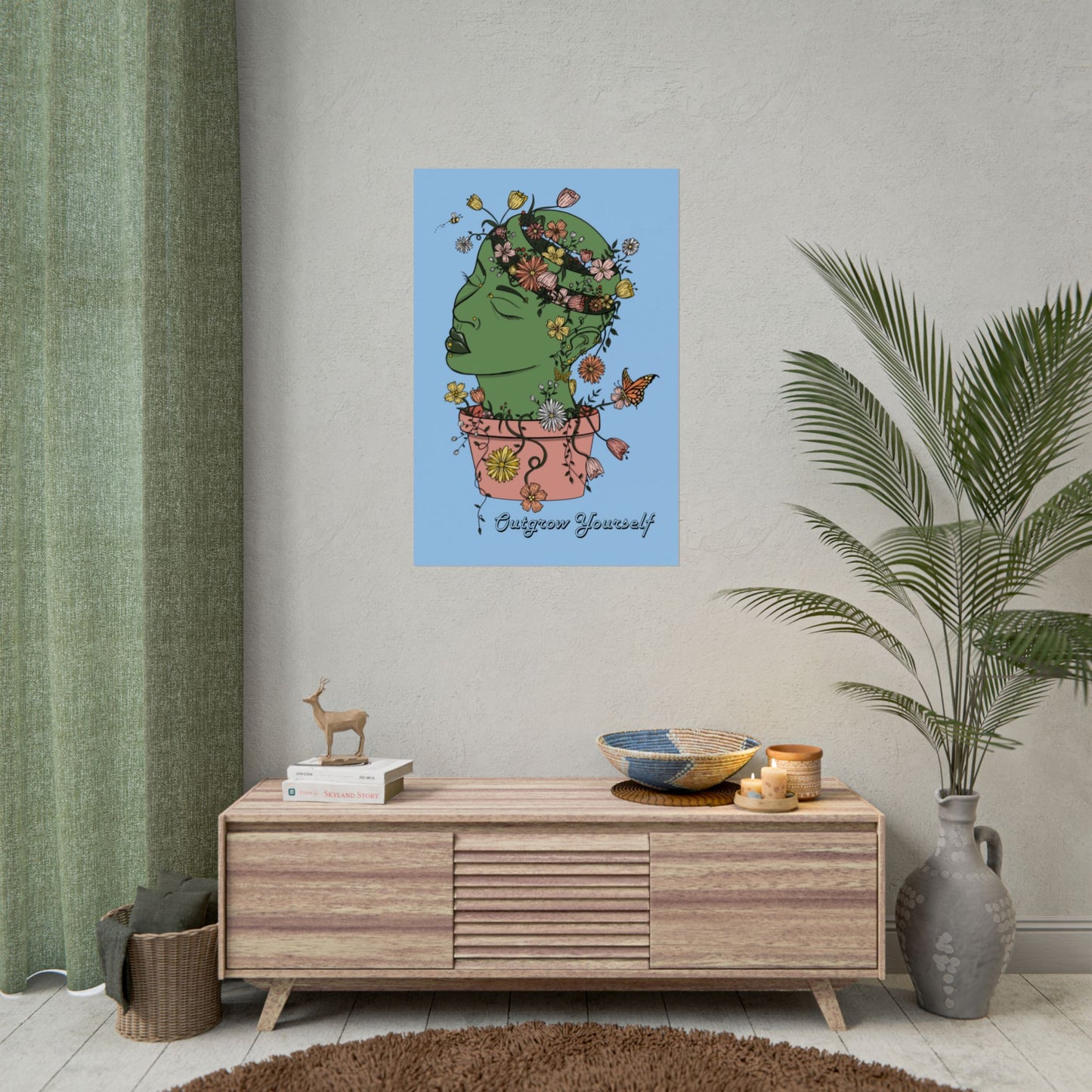“Outgrow Yourself” Motivational Poster