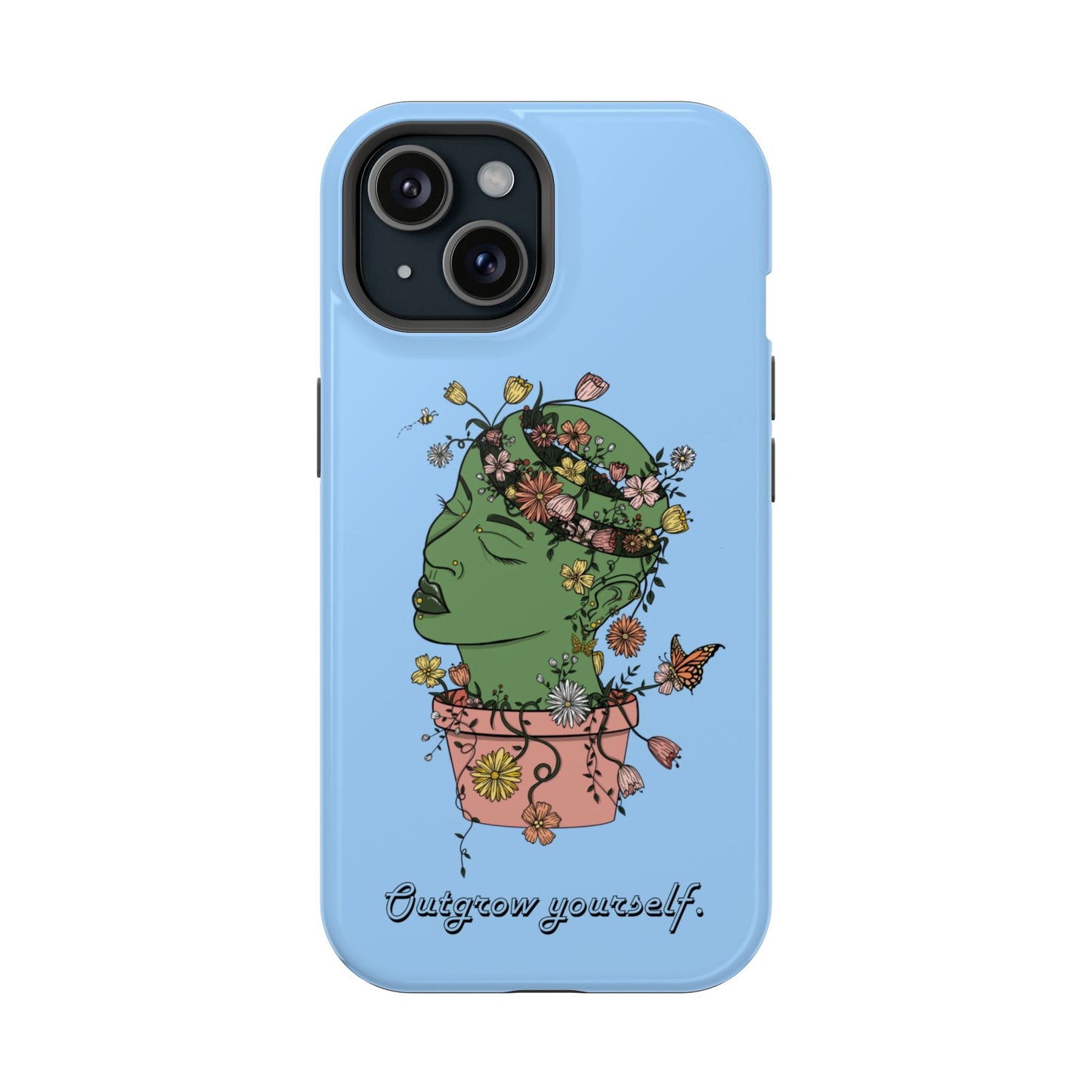Outgrow Yourself Phone Case- Impact-Resistant