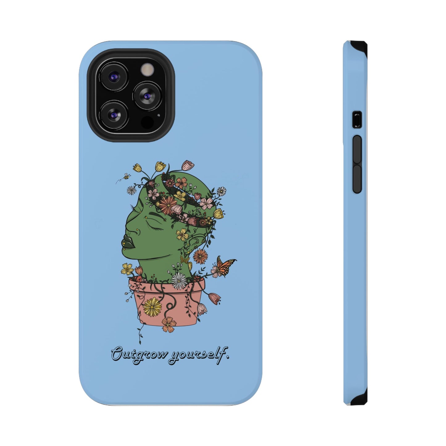 Outgrow Yourself Phone Case- Impact-Resistant