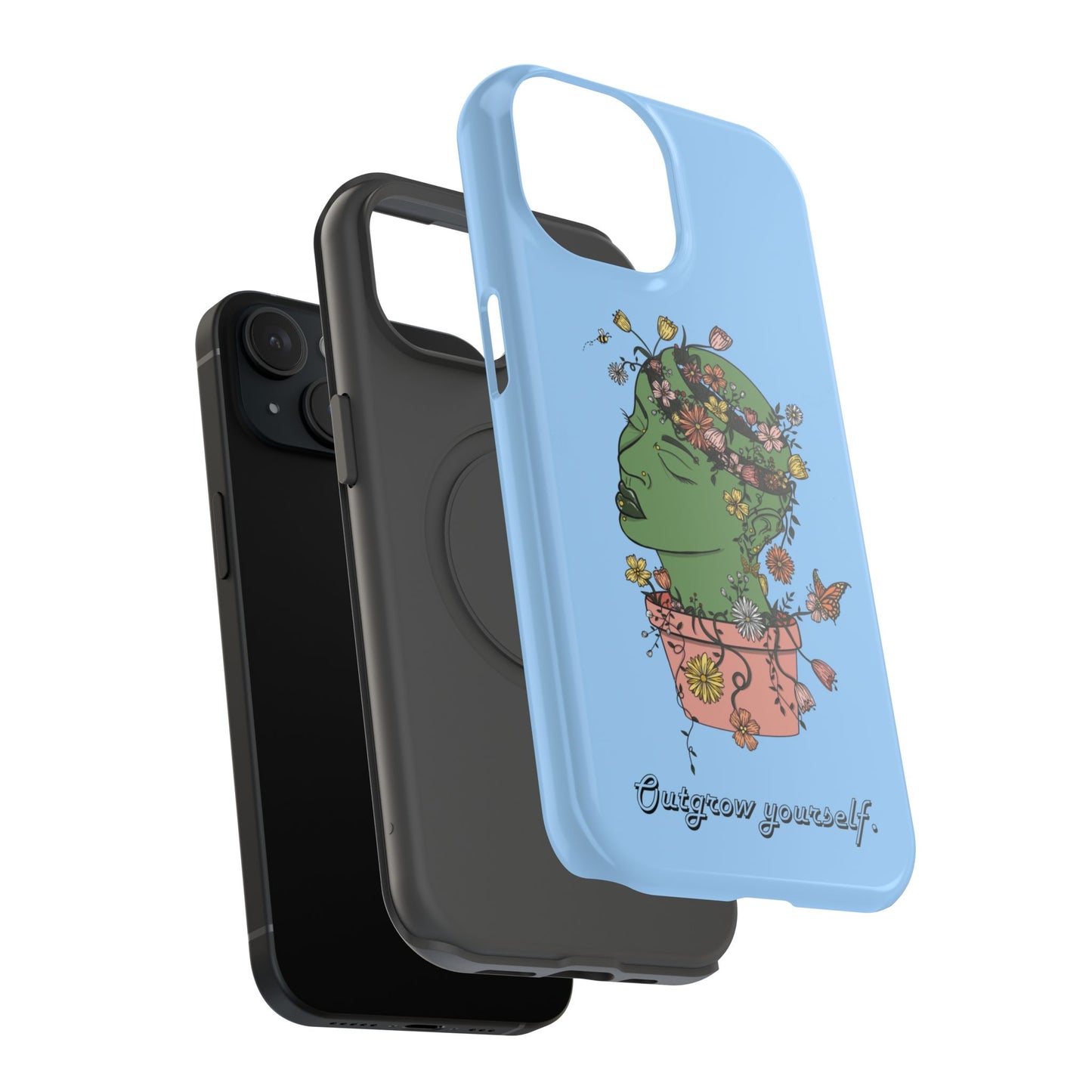 Outgrow Yourself Phone Case- Impact-Resistant