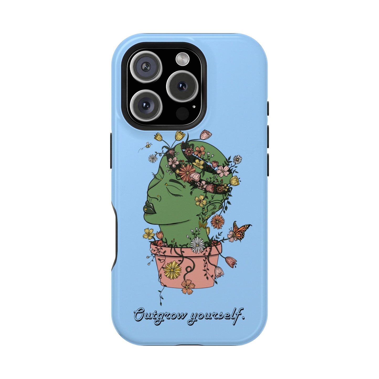 Outgrow Yourself Phone Case- Impact-Resistant