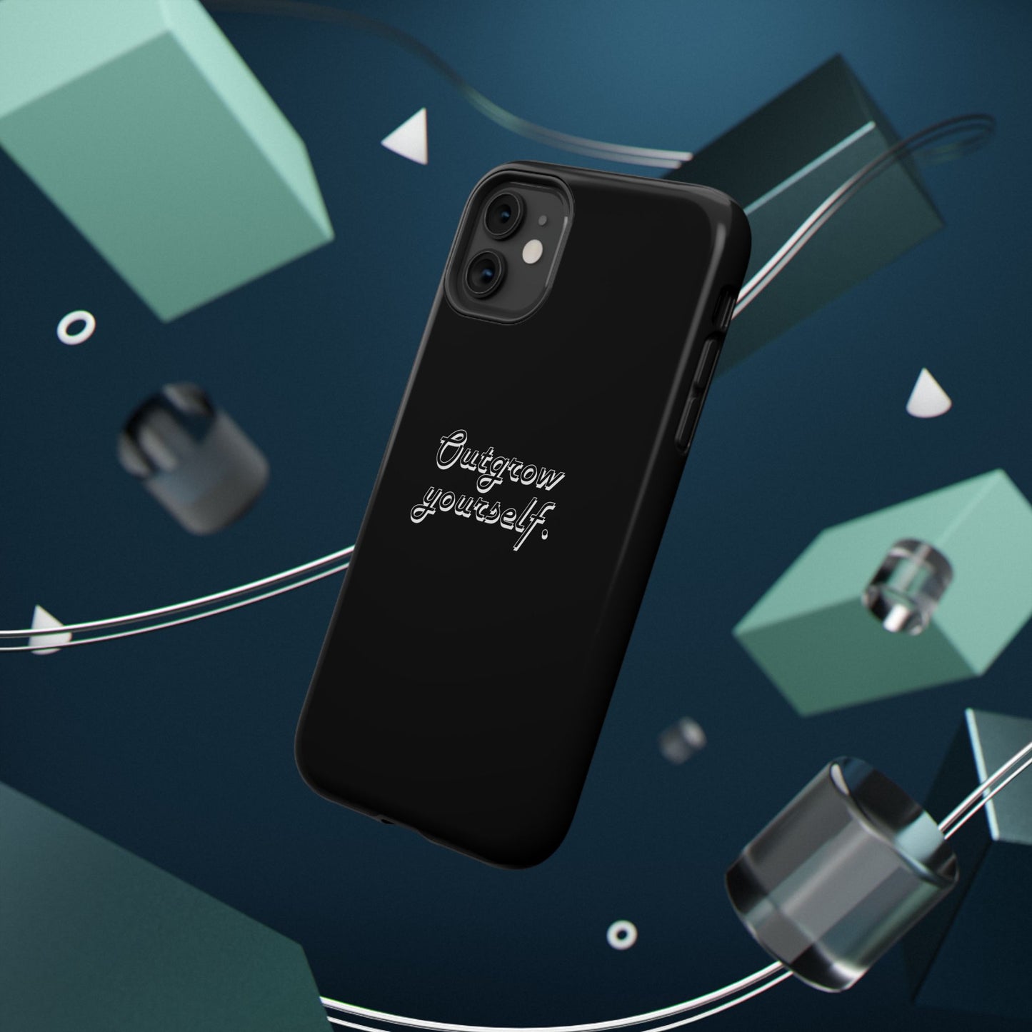 Outgrow Yourself Phone Case- Impact-Resistant