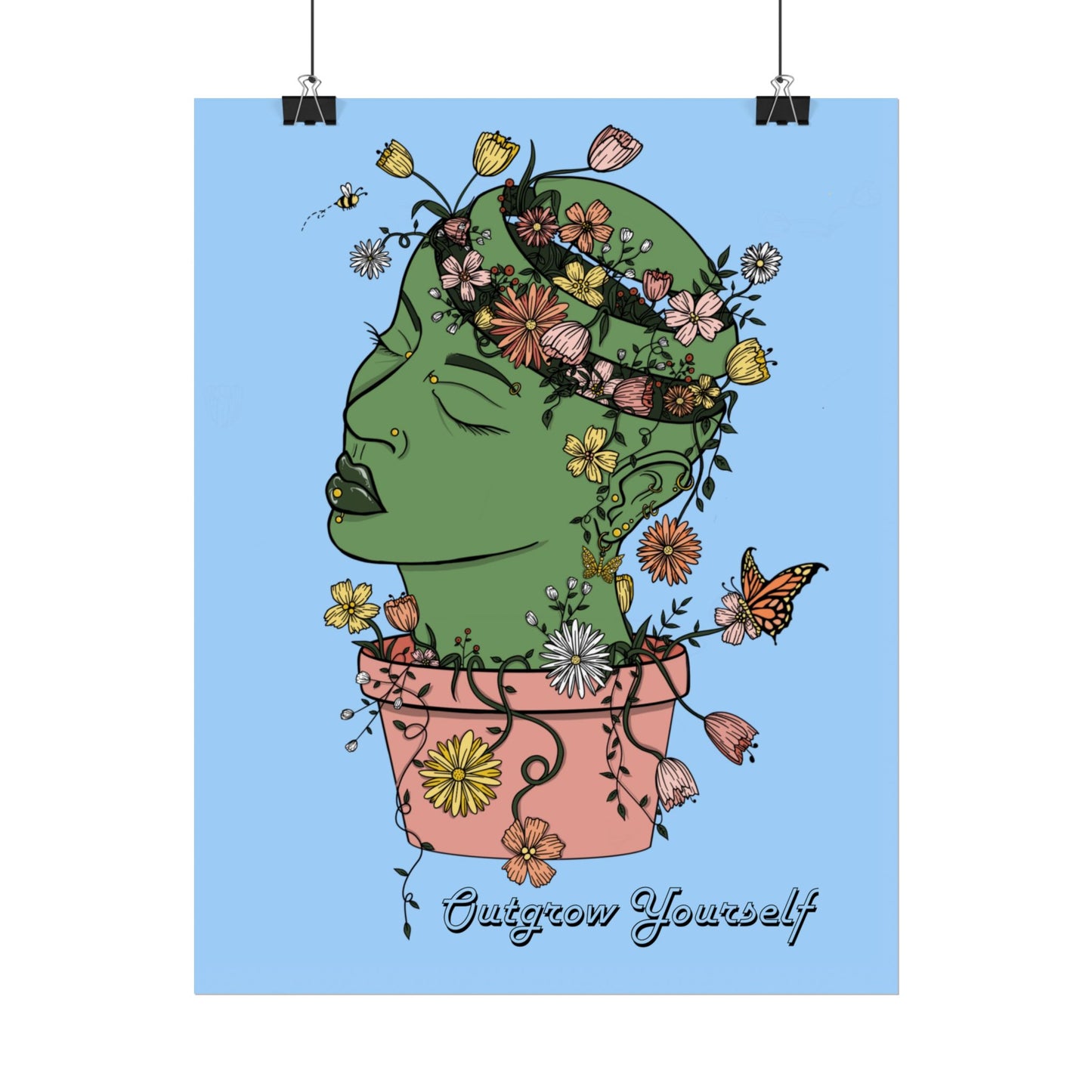 “Outgrow Yourself” Motivational Poster