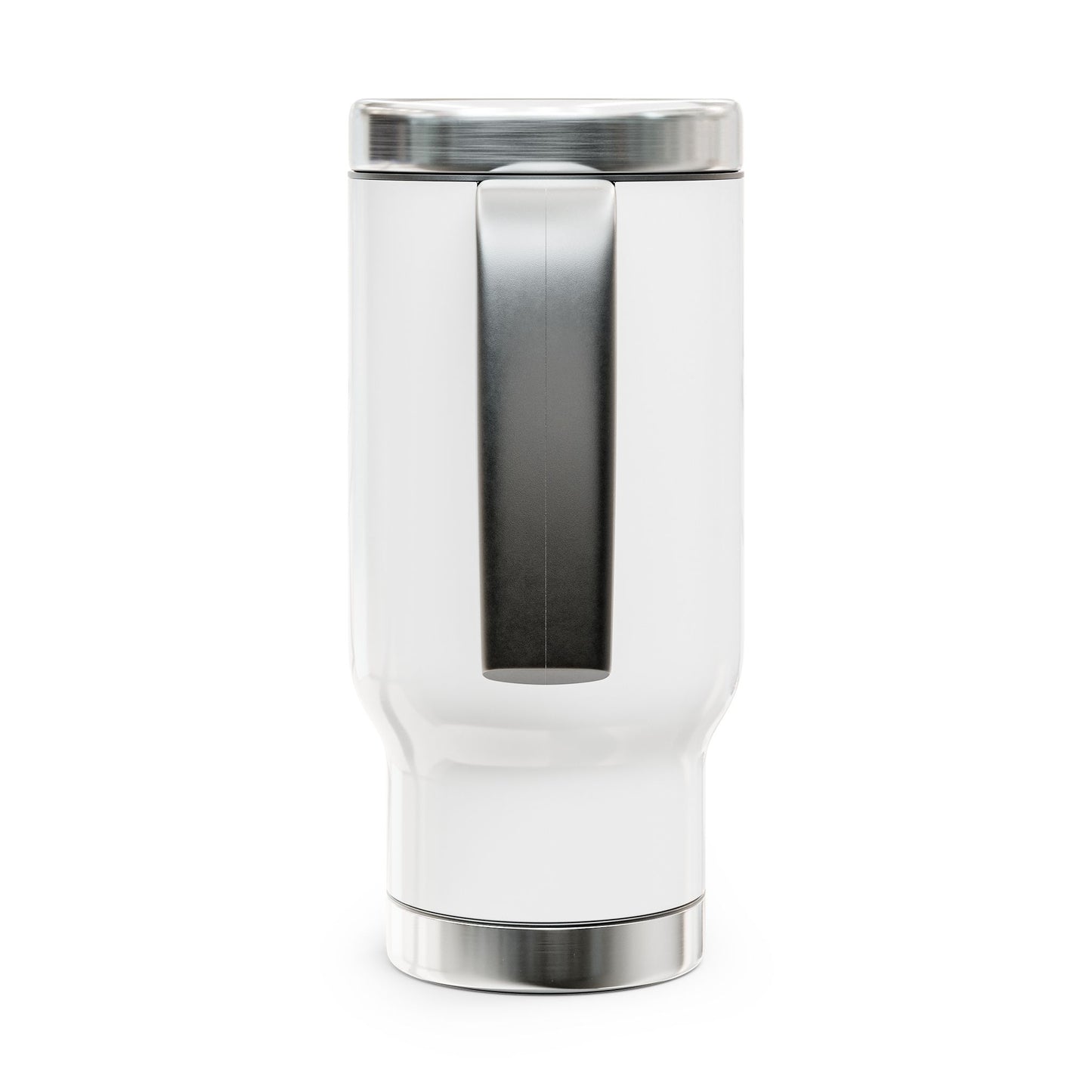 Outgrow Yourself Stainless Steel Travel Mug with Handle