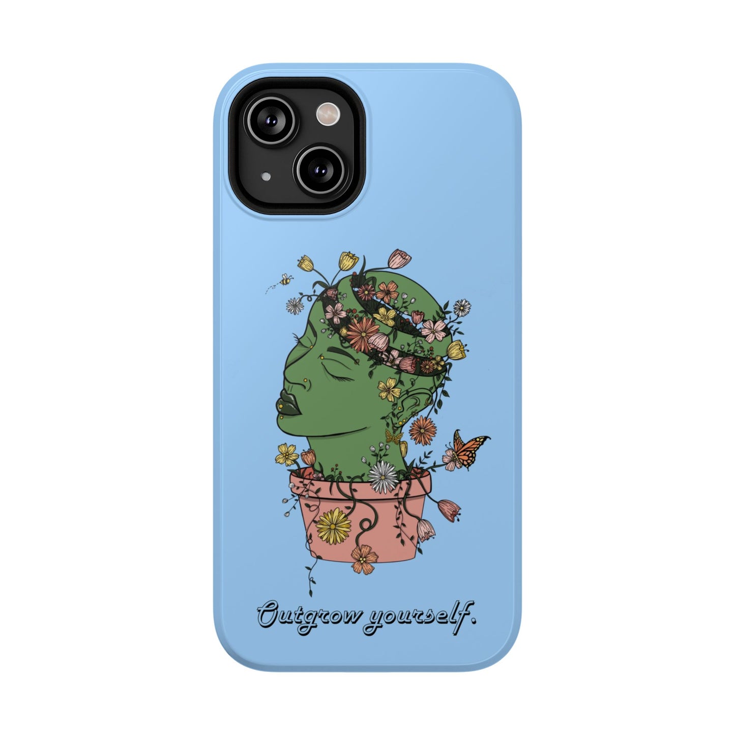 Outgrow Yourself Phone Case- Impact-Resistant