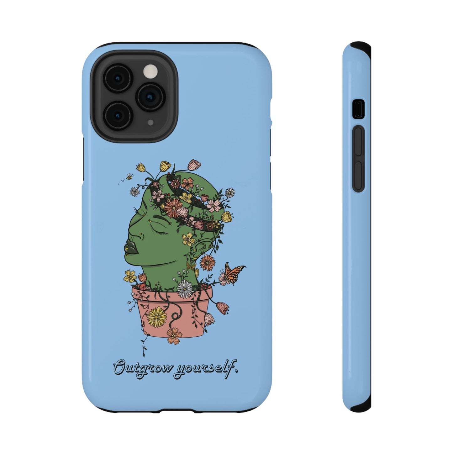 Outgrow Yourself Phone Case- Impact-Resistant