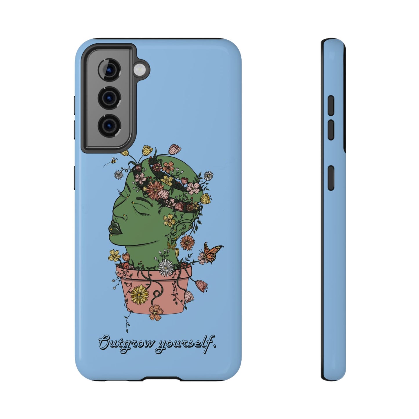 Outgrow Yourself Phone Case- Impact-Resistant