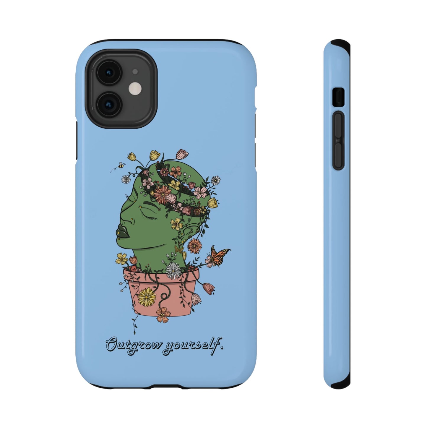 Outgrow Yourself Phone Case- Impact-Resistant