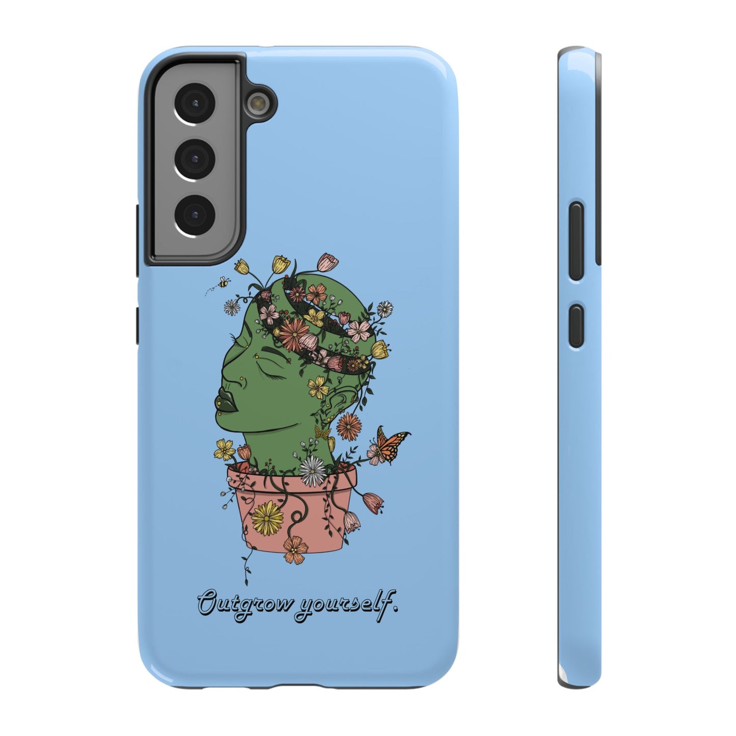 Outgrow Yourself Phone Case- Impact-Resistant
