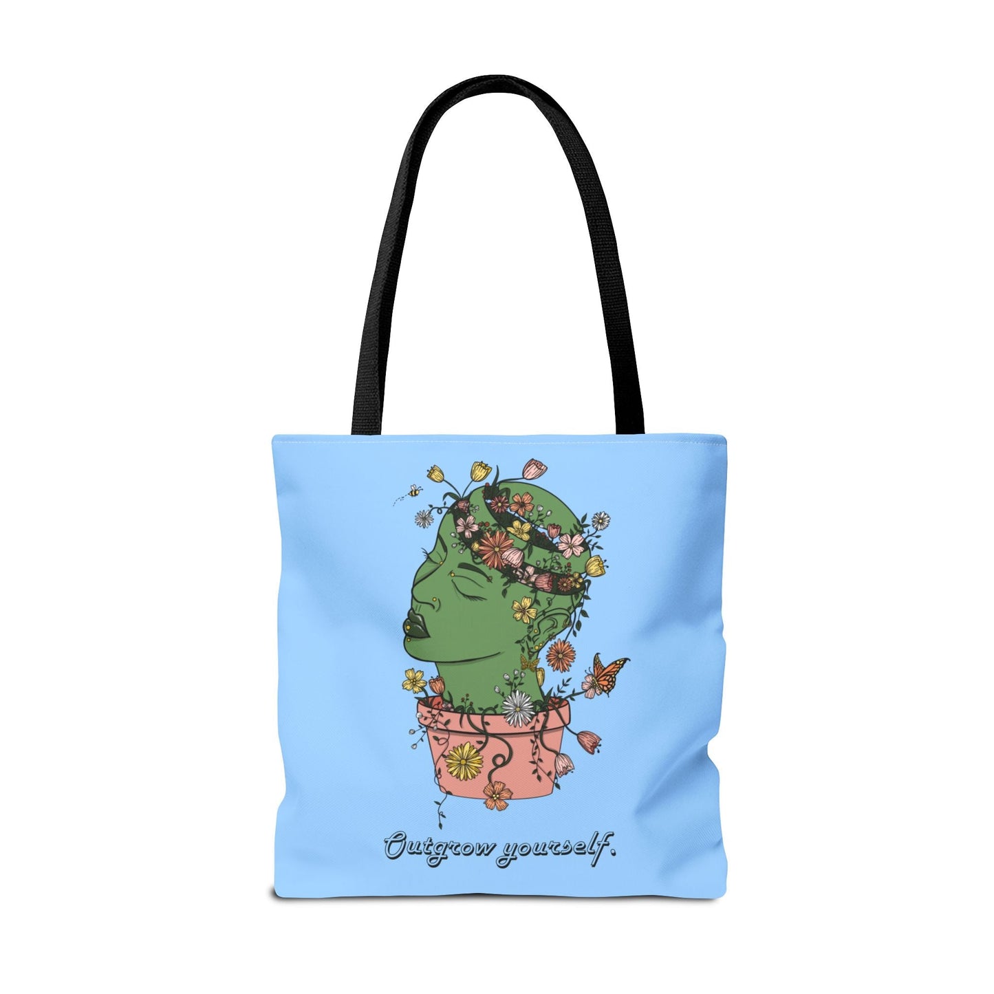 Outgrow Yourself Tote Bag - Laney Baby Art