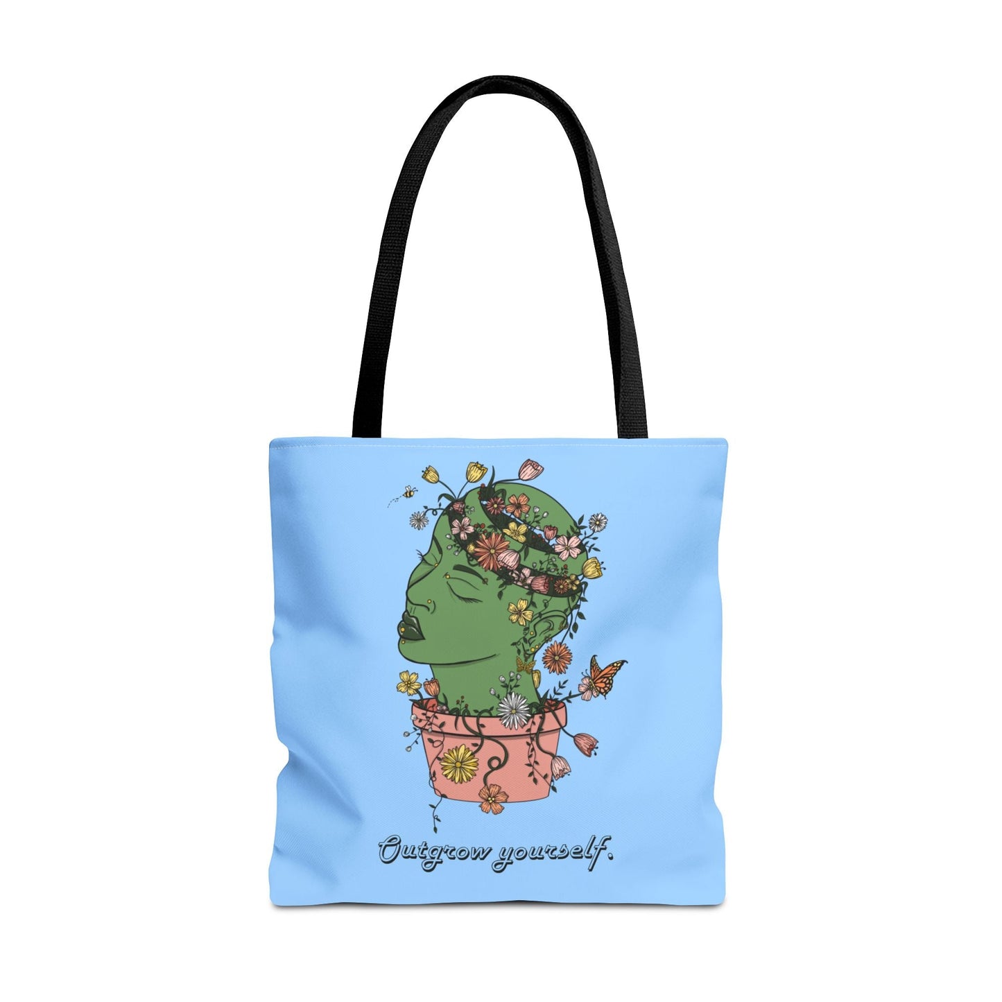 Outgrow Yourself Tote Bag - Laney Baby Art