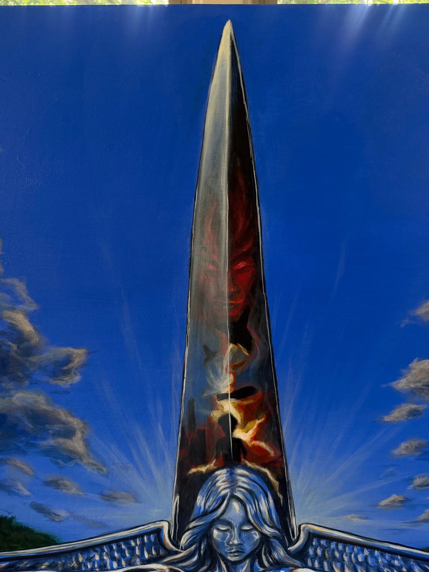 Unholy War Original Painting