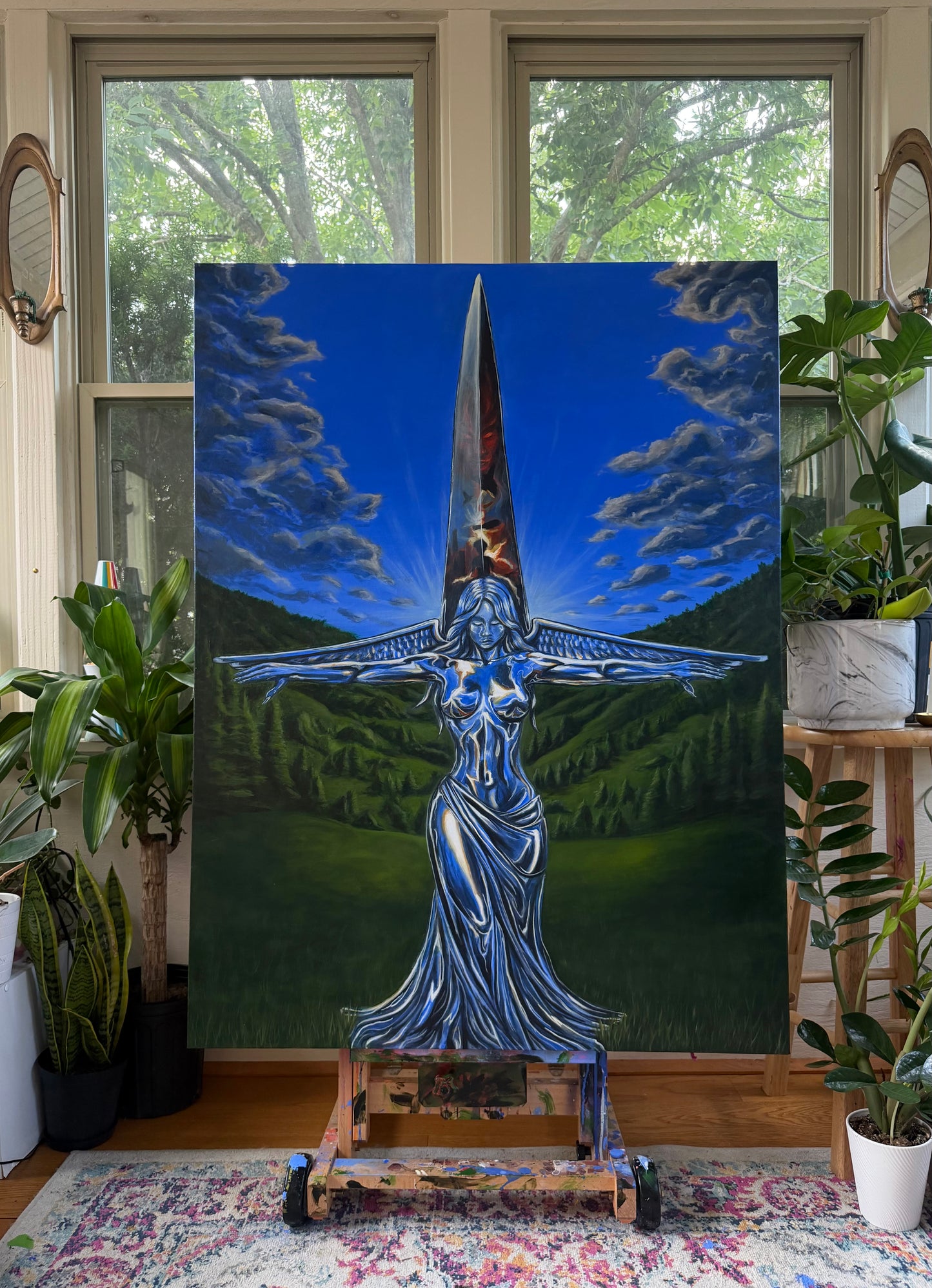 Unholy War Original Painting
