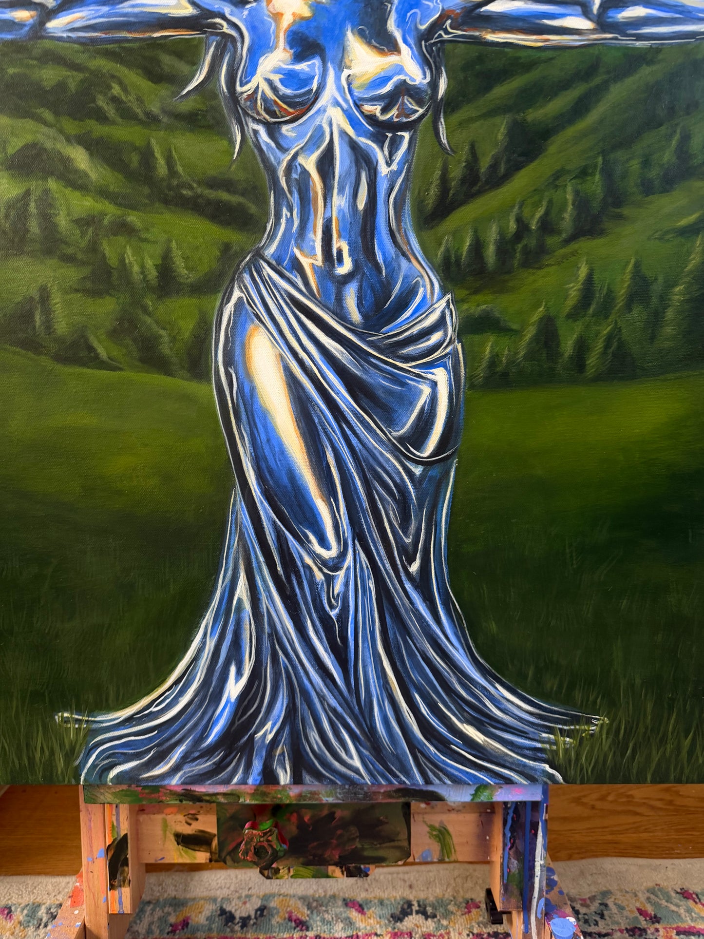 Unholy War Original Painting