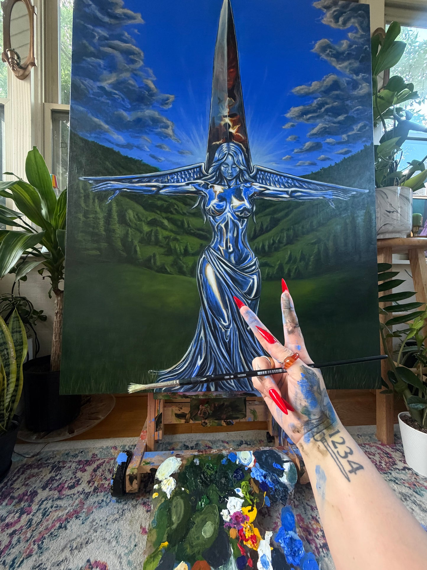 Unholy War Original Painting