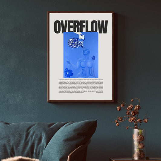 Overflow Poster - Laney Baby Art