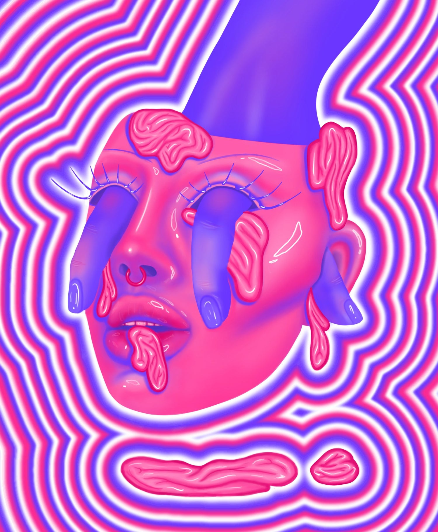 Overstimulated Print - Laney Baby Art